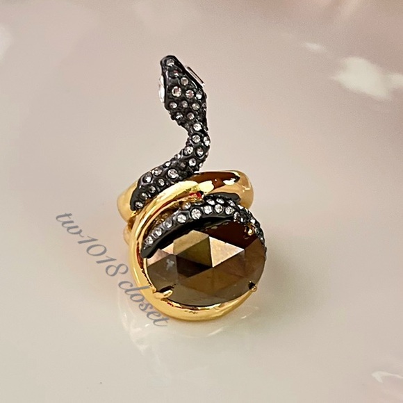 Alexis Bittar Crystal Cocktail Ring